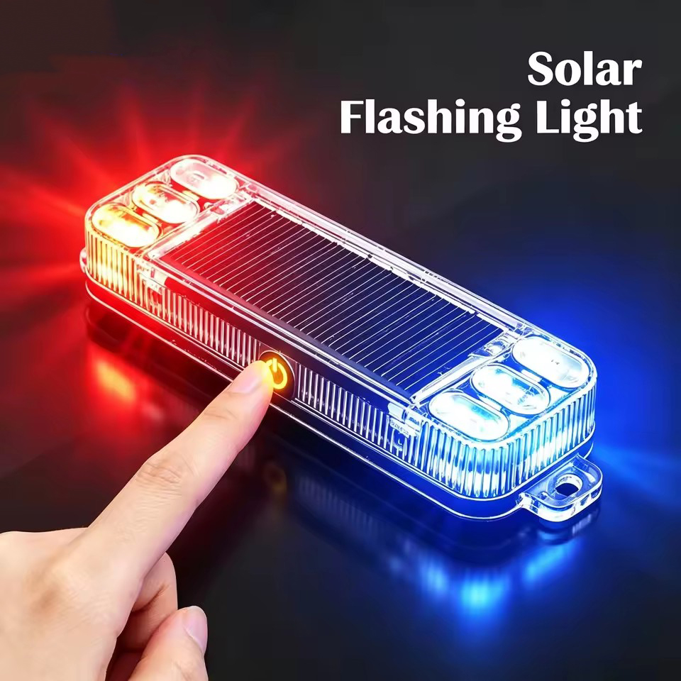 Sos Light Strobe - Coches y motocicletas con energía solar,