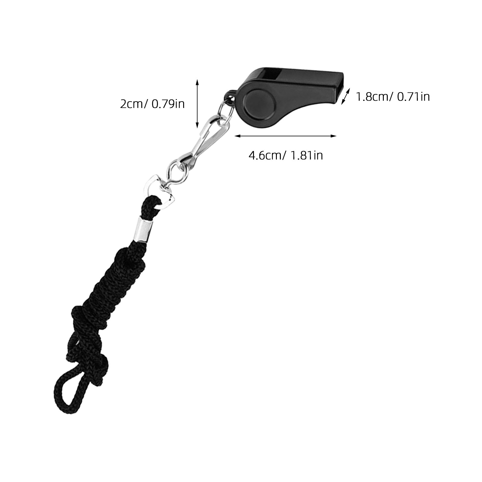 8 silbatos metálicos portátile - Emergency Whistle Loud reseña y precio
