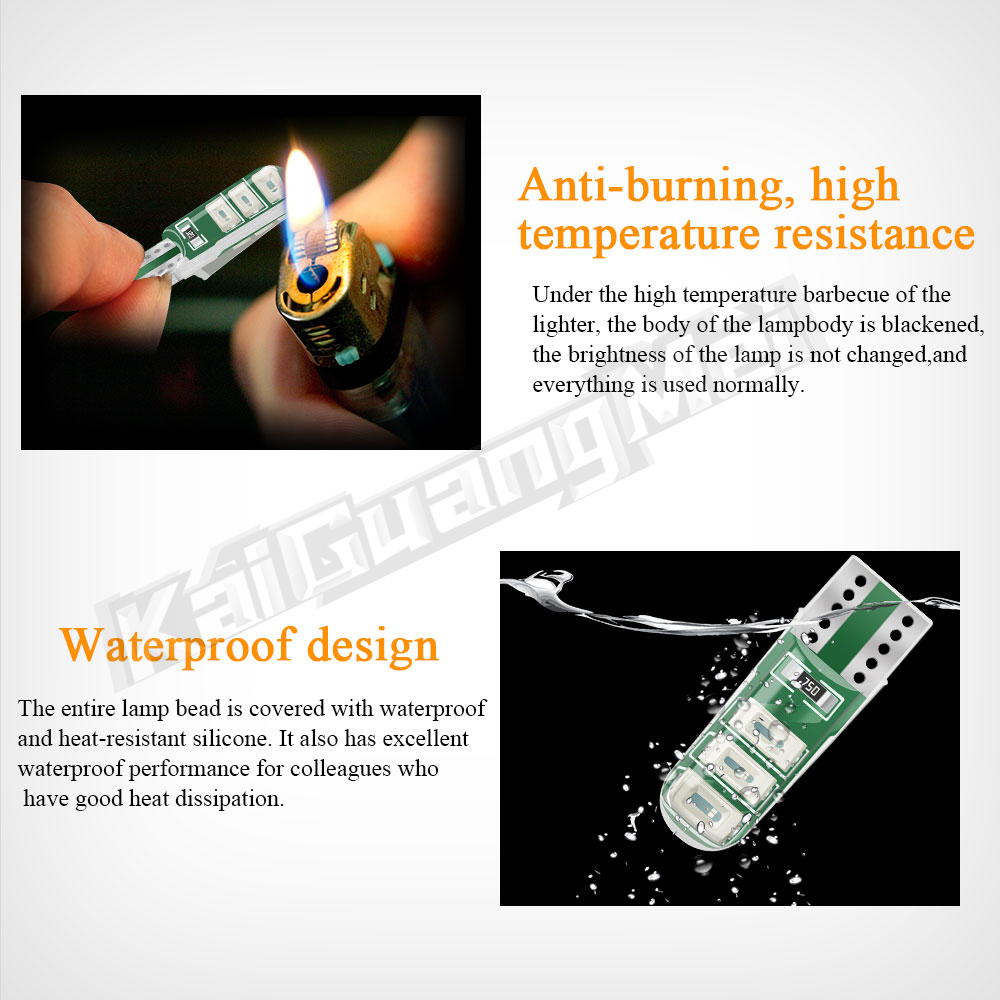 2/10 Uds T10 W5W luz LED Canbu - Sos Light Strobe reseña y precio
