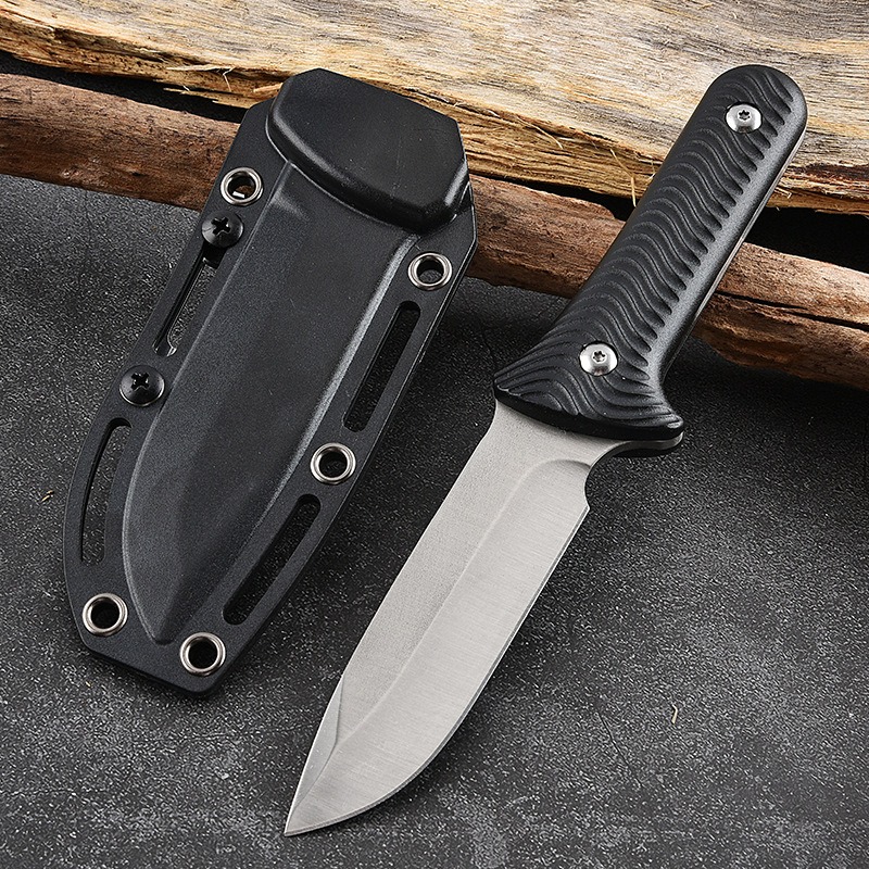 Cuchillo multiusos de alta dur - Bushcraft Knife Fixed reseña y precio